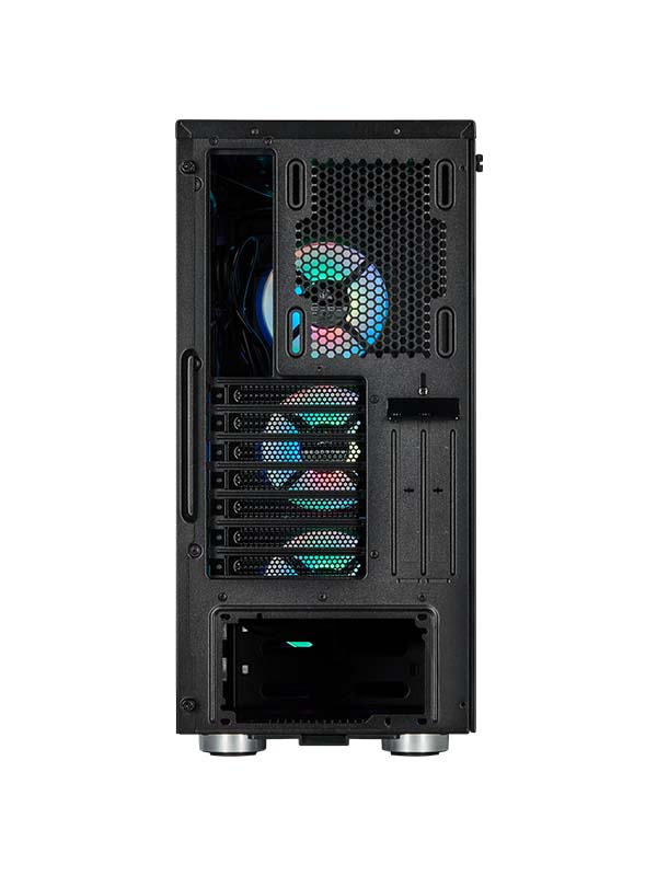 CORSAIR iCUE 465X RGB Mid-Tower ATX Smart Case — Black | CC